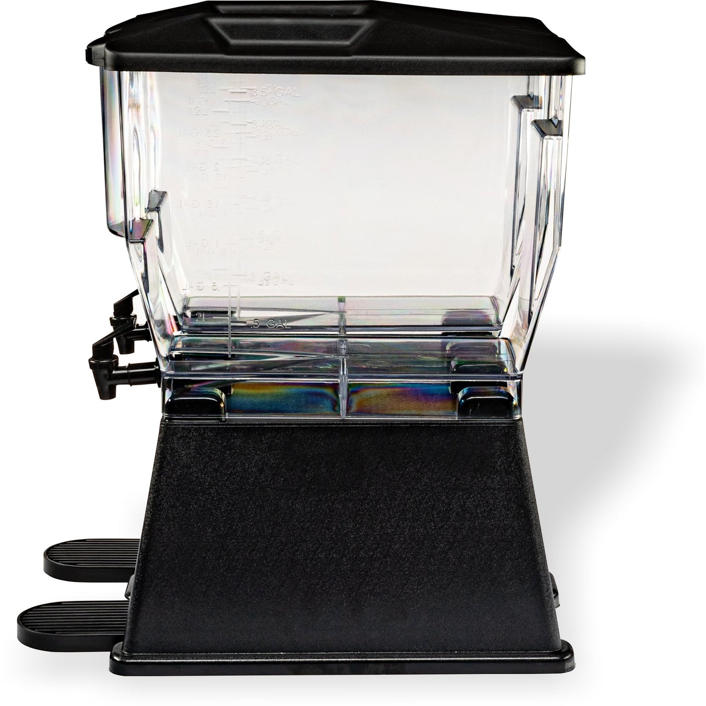 Carlisle 1085103 3.5 Gallon Black Double TrimLine Premium Beverage Dispenser