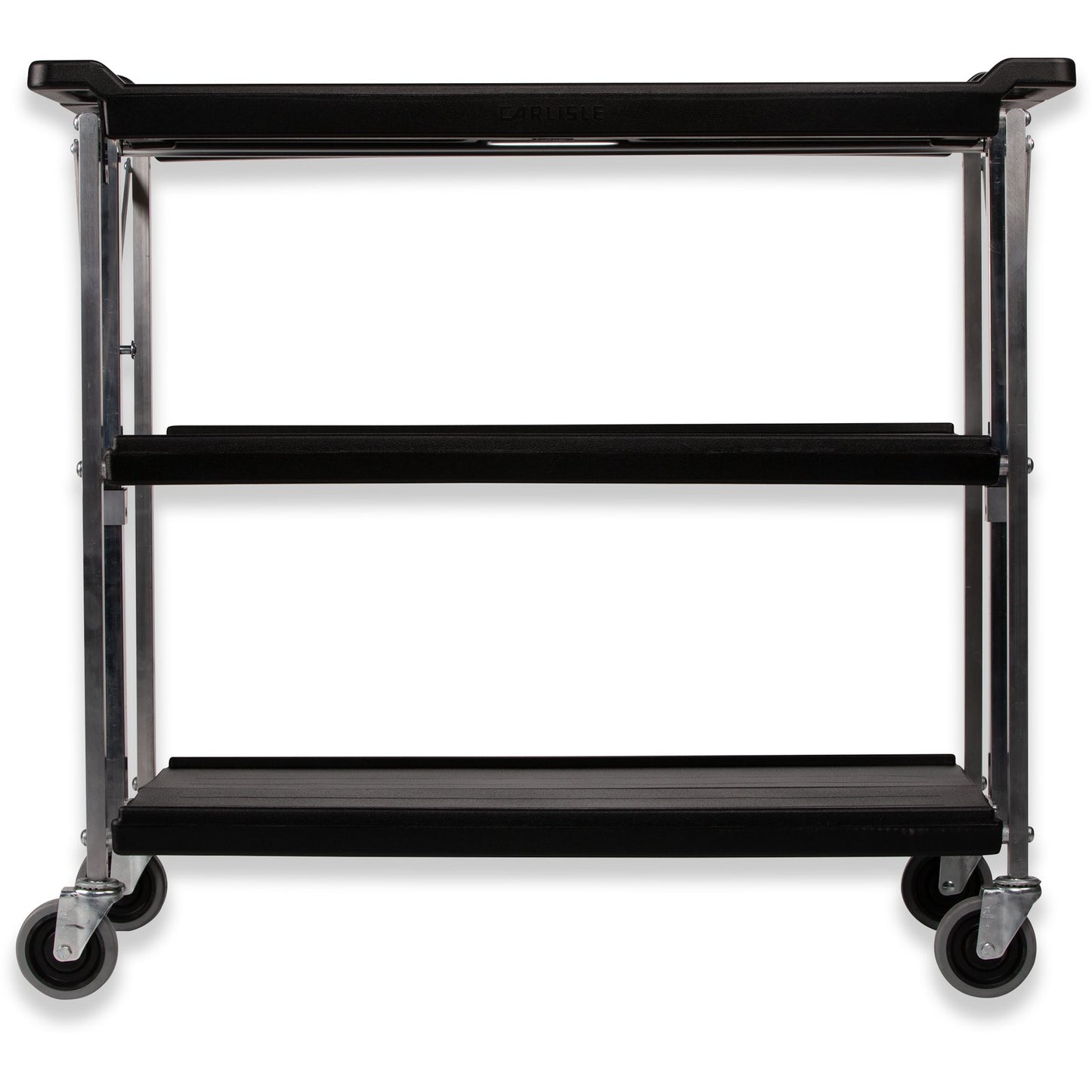 Carlisle SBC203103 20" x 31" Black Polyethylene Fold 'N Go Cart