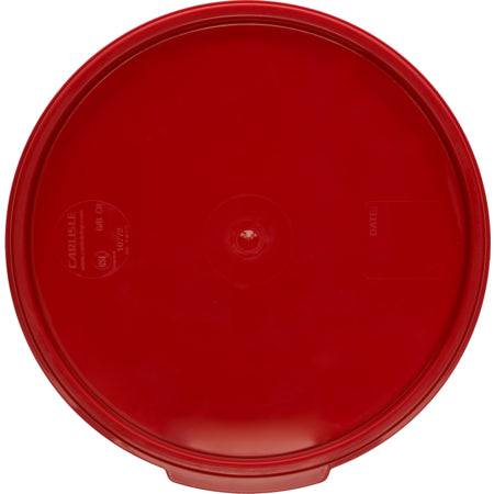 Carlisle 1077205 6 - 8 Qt Red Polypropylene StorPlus Color-Coded Food Storage Container Lid