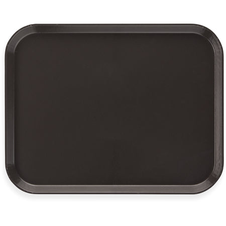 Dinex DX1089I44 14" x 18" Graphite Grey Flat Glasteel Tray