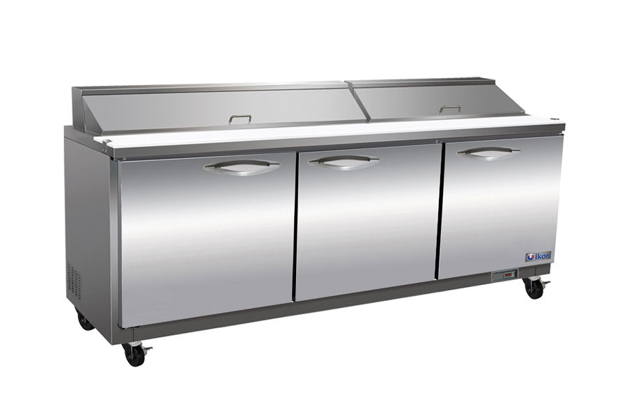 Ikon ISP72 72" Triple Door Salad/Sandwich Prep Table