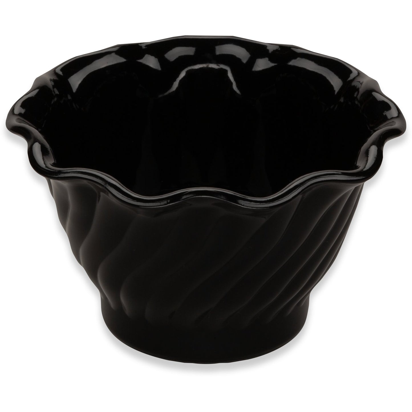 Dinex DXSWC503 5 oz Black SAN Tulip Turnbury Swirl Bowl (48/cs)