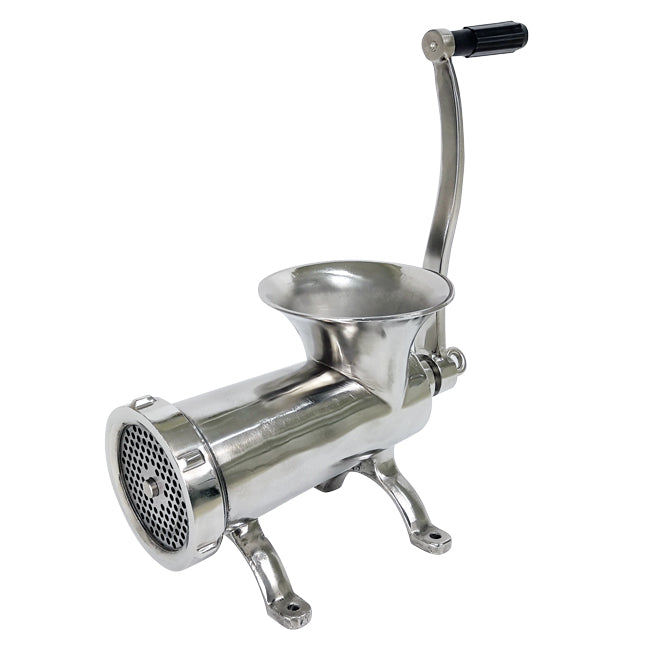 Omcan 44420 #32 Manual Stainless Steel Hand Grinder