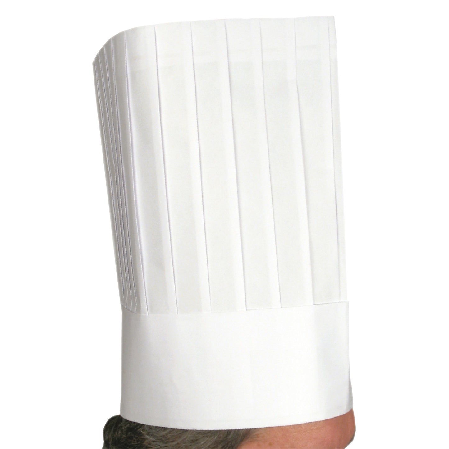 Winco DCH-12 12" Disposable Chef Hats (10pcs/bag)