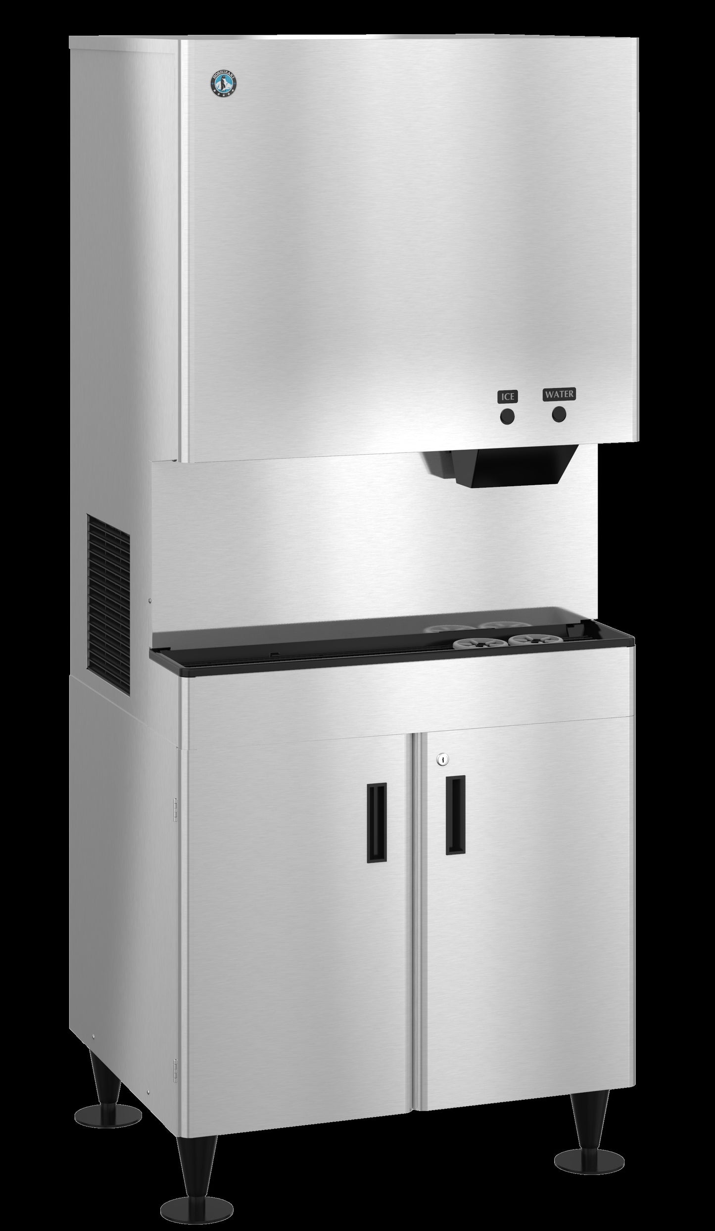 Hoshizaki DCM-752BAH Cubelet Icemaker, Air-cooled, Built in Storage Bin