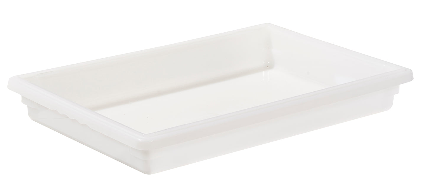 Winco PFFW-3 18" x 26" x 3" White Polypropylene Food Storage Box