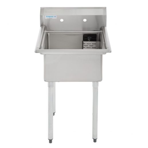 Bishop S1C181811 18" x 18" Single Compartment Sink