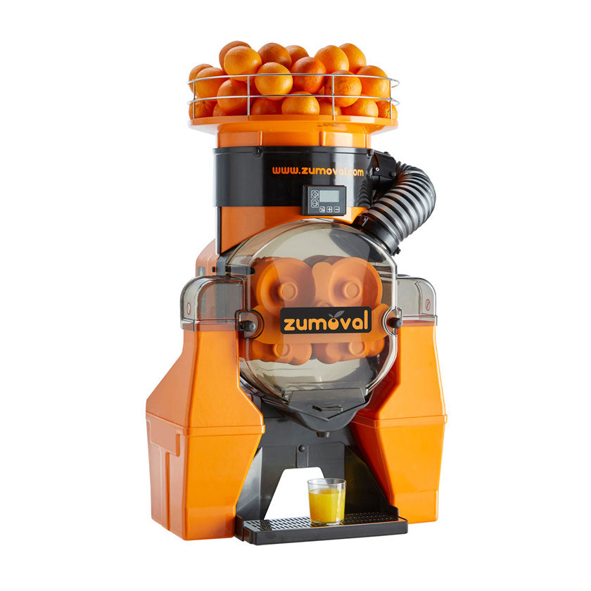 Omcan 40531 Zumoval FastTop Juice Extractor with Auto Feeder, Self-Cleaning System and Juice Level Detector