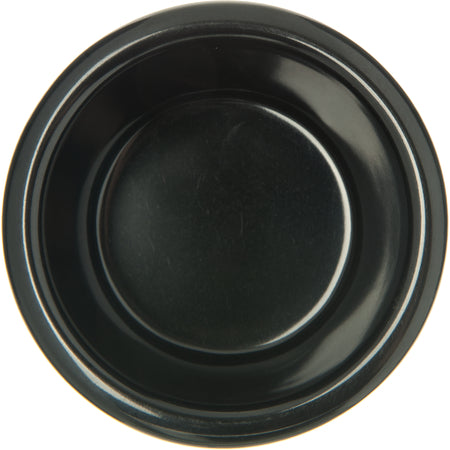 Carlisle S29203 2 oz Black Melamine Fluted Ramekin