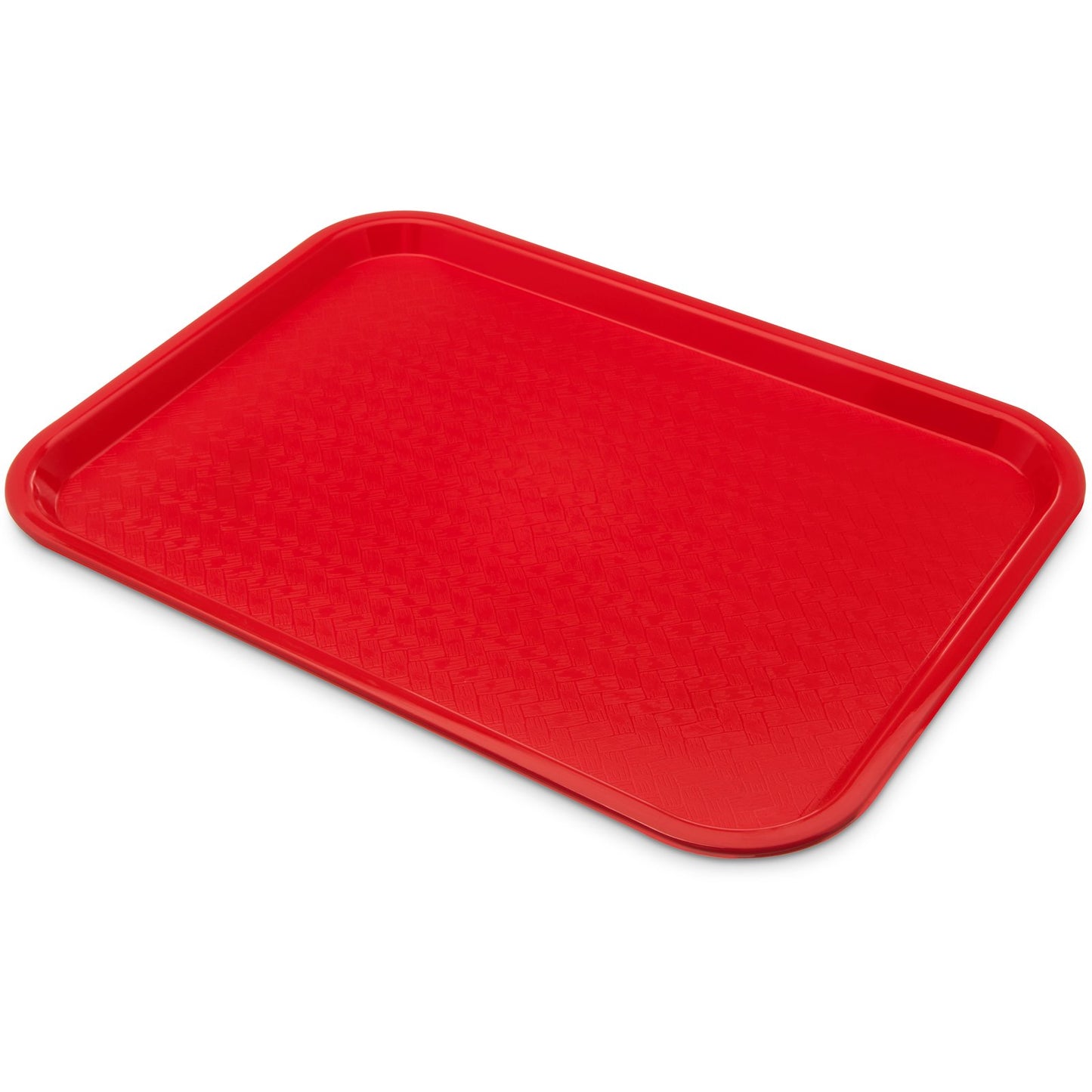 Carlisle CT1216-8105 12" x 16" Red Cafe Fast Food Cafeteria Tray (6/pk)