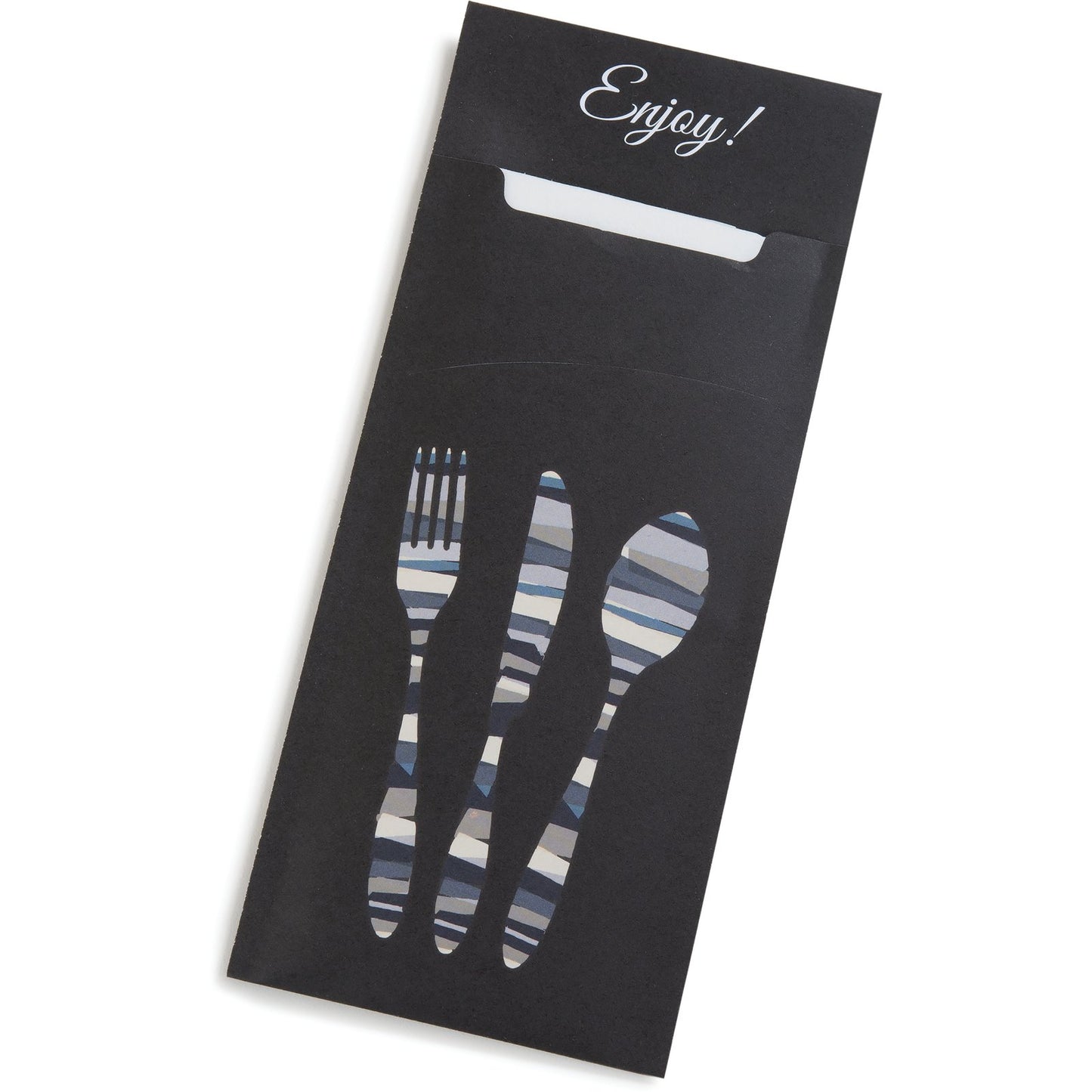 Dinex DXCTCADS1003 13" x 13" Black Cutlery Caddy