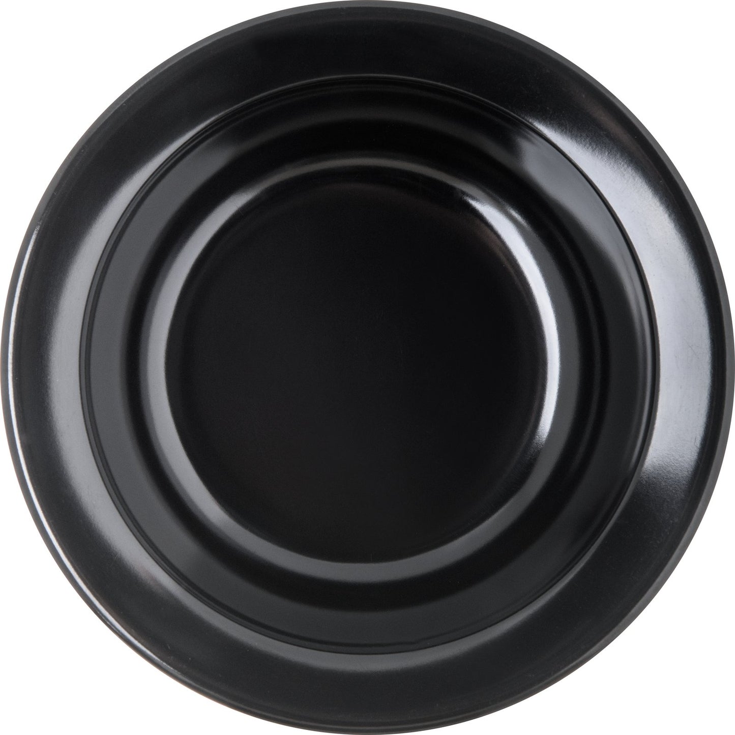 Carlisle 4353203 3.5 oz Black Dallas Ware Melamine Fruit Bowl