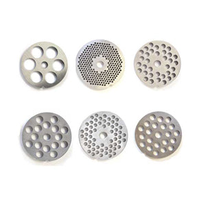 Omcan 11226 #22 One Notch/Round European Style Stainless Steel Hubless Plate, 18mm (3/4")