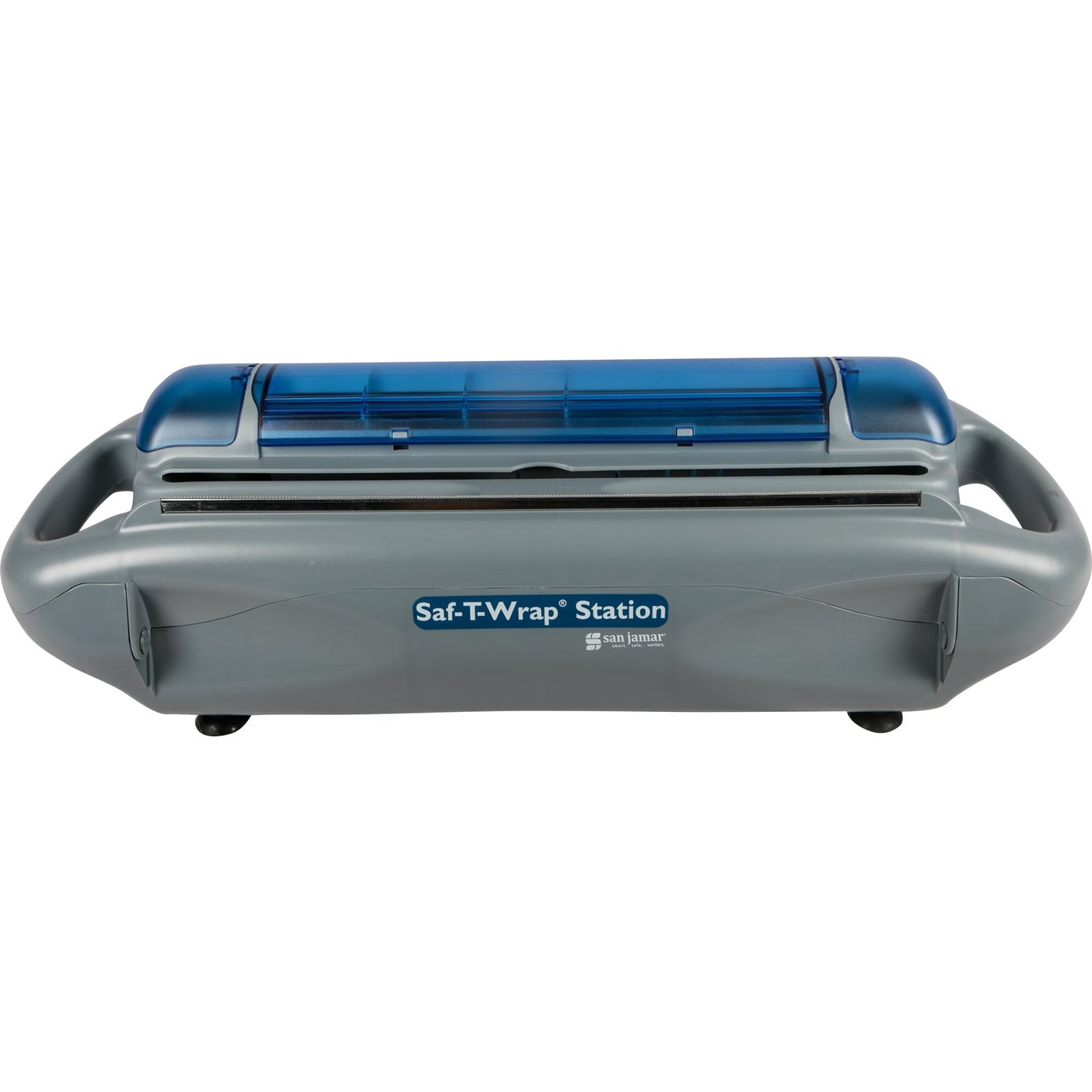 San Jamar SW1218 Gray Saf-T-Wrap Station with Slide Cutter