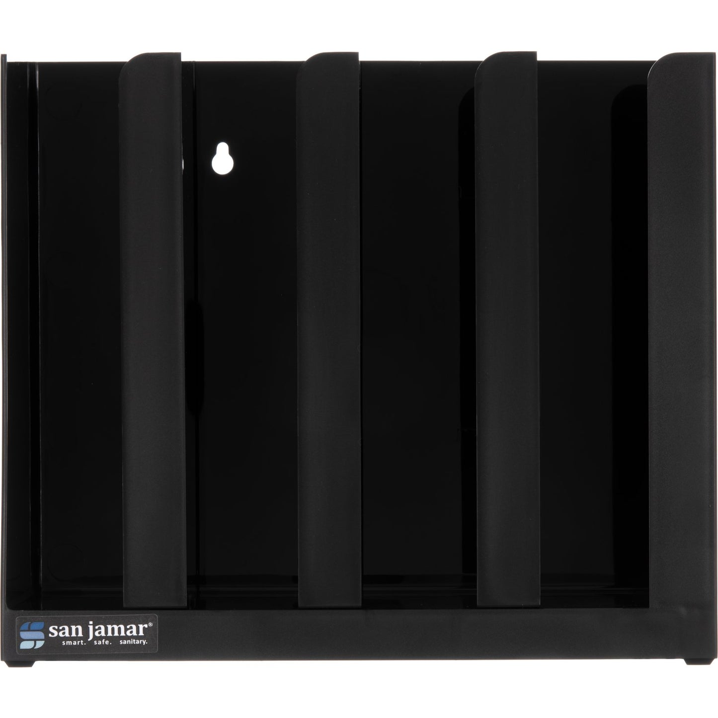 San Jamar PCL2 Black Portion Cup & Lid Organizer