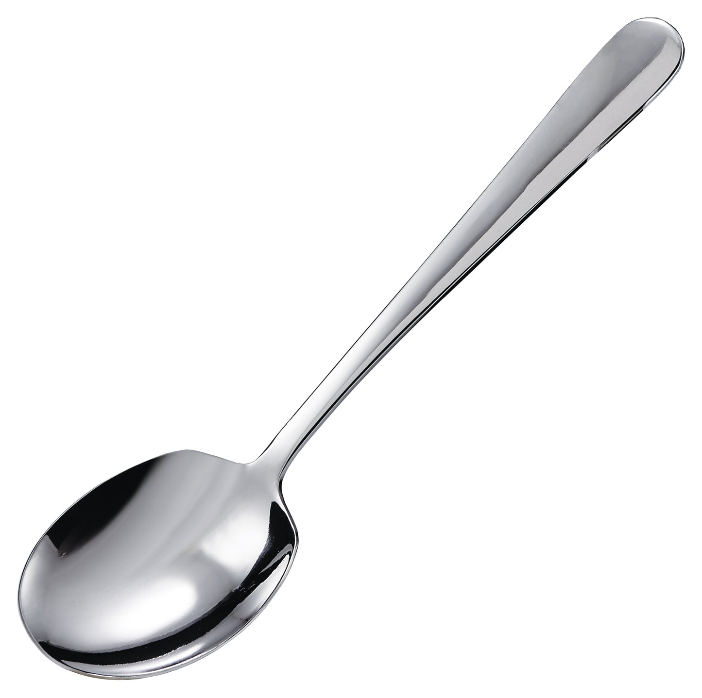 Winco SRS-2 Round Edge Stainless Steel Serving Spoons