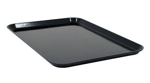 Omcan 43566 26" x 18" x 3/4" Black Fiberglass Market Tray