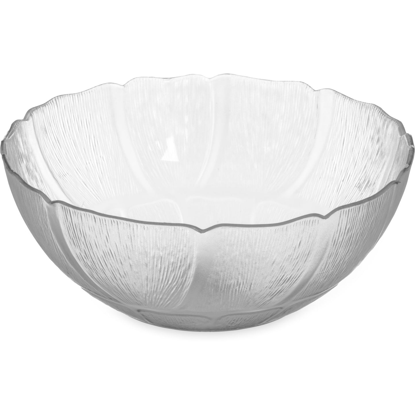 Carlisle 690907 2.4 Qt Clear Polycarbonate Petal Mist Bowl
