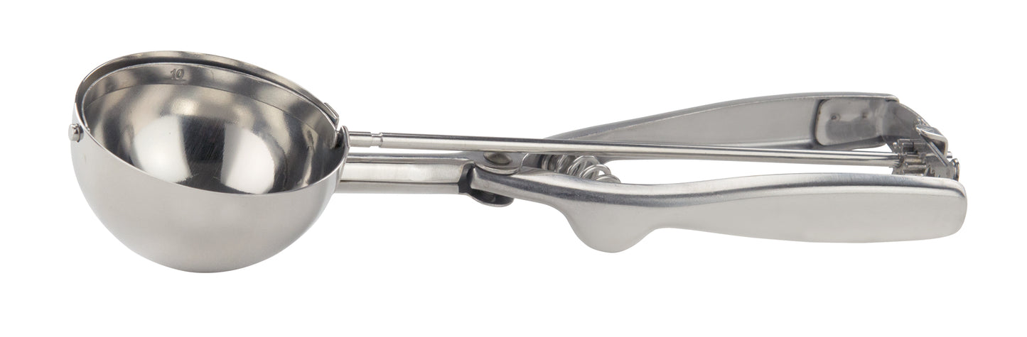 Winco ISS-10 3-3/4 oz. Stainless Steel Disher/Portioner