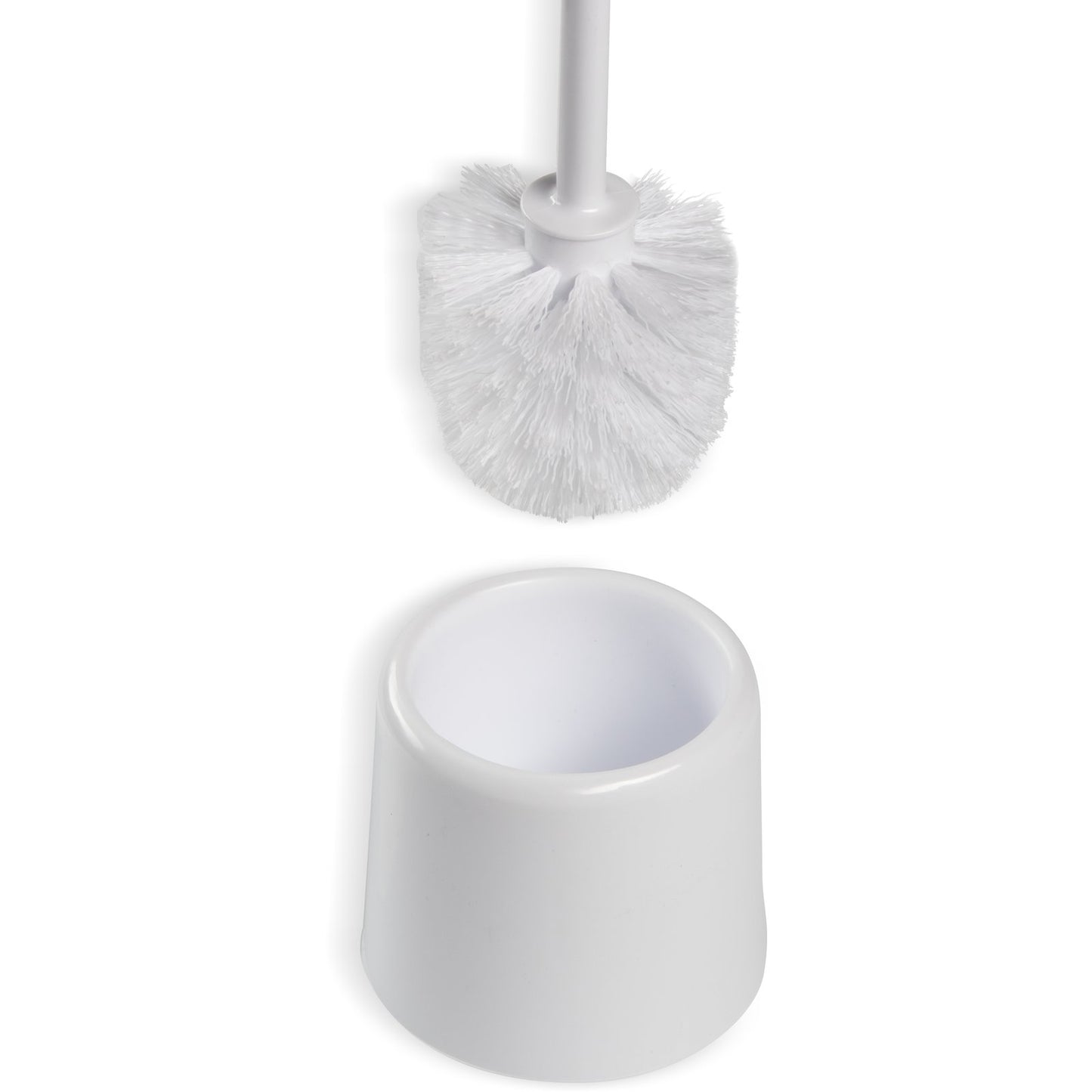 Carlisle 36719700 16" White Flo-Pac Bowl Brush With Caddy
