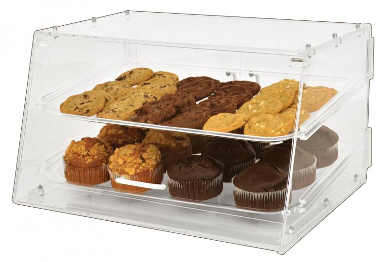 Omcan 80567 Acrylic Display Case with 2 Trays