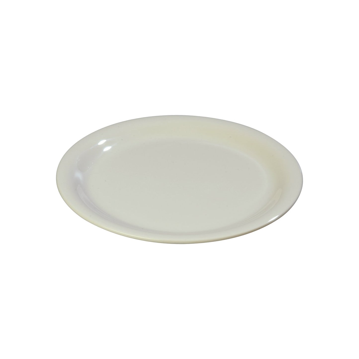 Carlisle 3300842 6.5" Bone Sierrus Melamine Narrow Rim Pie Plate