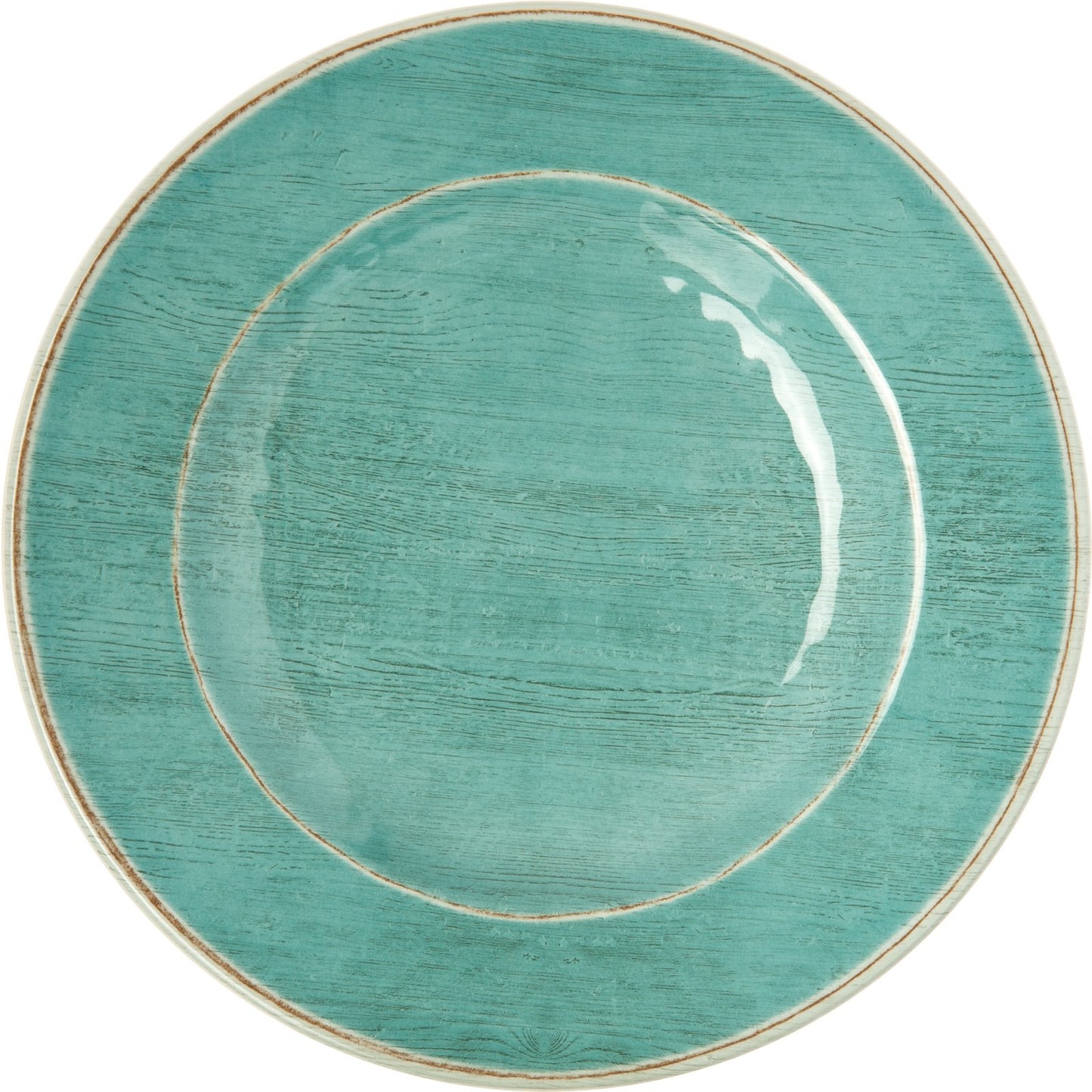 Carlisle 6400215 9" Aqua Grove Melamine Salad Plate