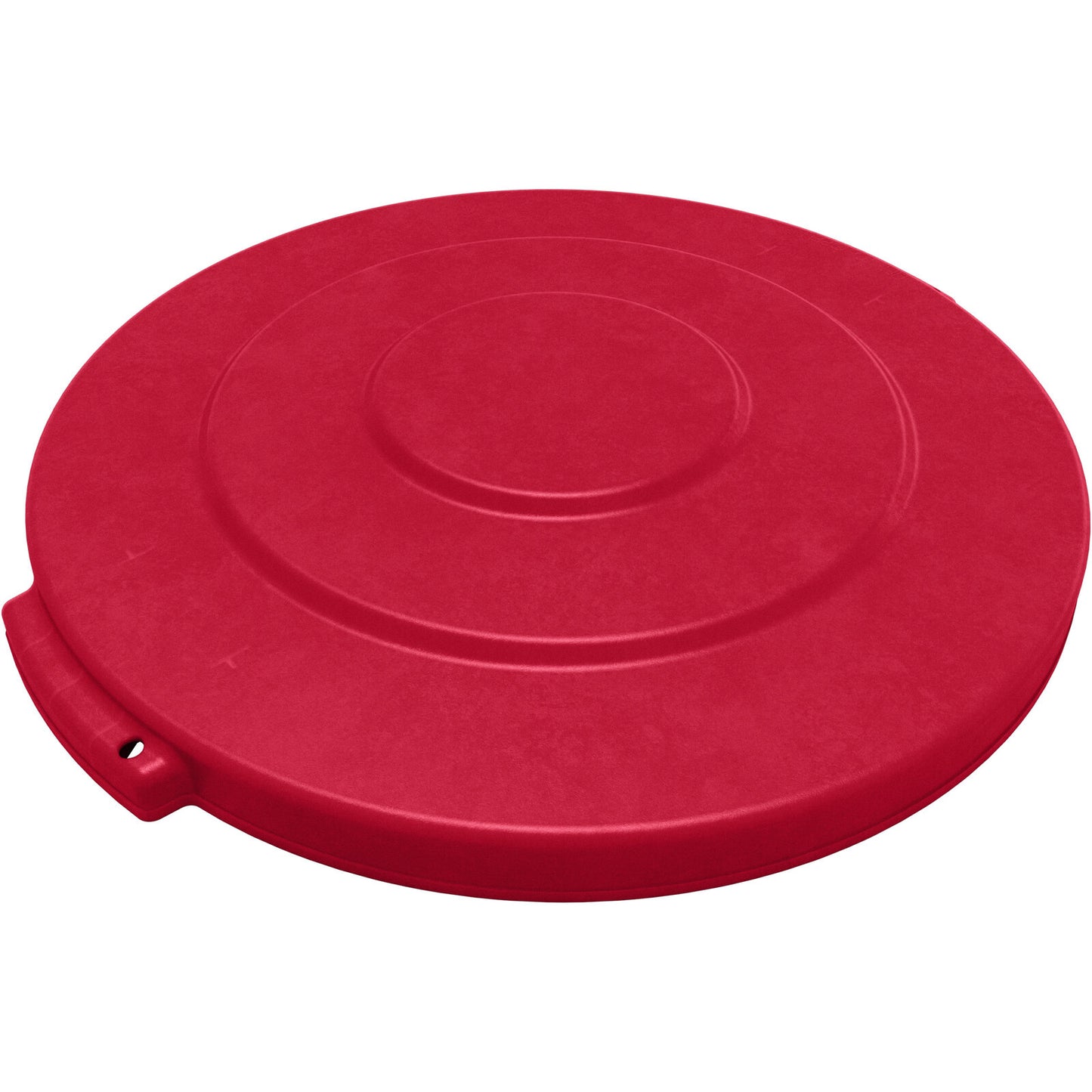 Sparta 84101105 10 Gallon Red Round Polyethylene Bronco Waste Bin Trash Container Lid