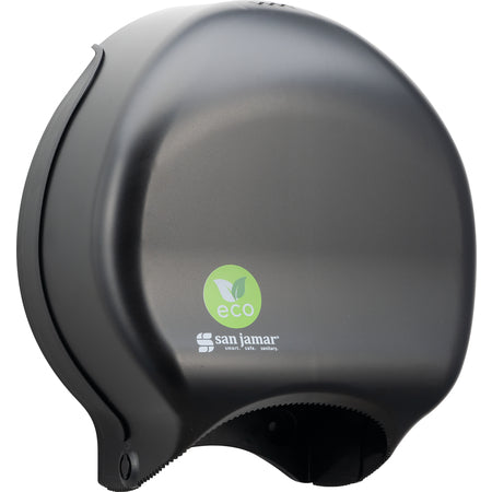 San Jamar R2000REBK 9" Black Single ecoLogic JBT Dispenser
