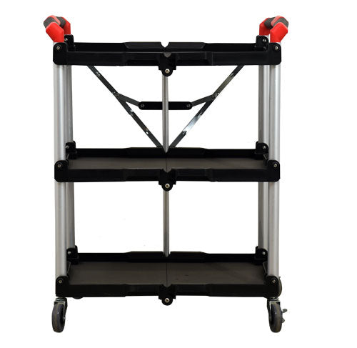 Omcan 47108 Small Black Folding Dining Cart