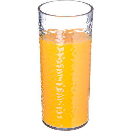 Carlisle 551907 20 oz Clear SAN Pebble Optic Tumbler