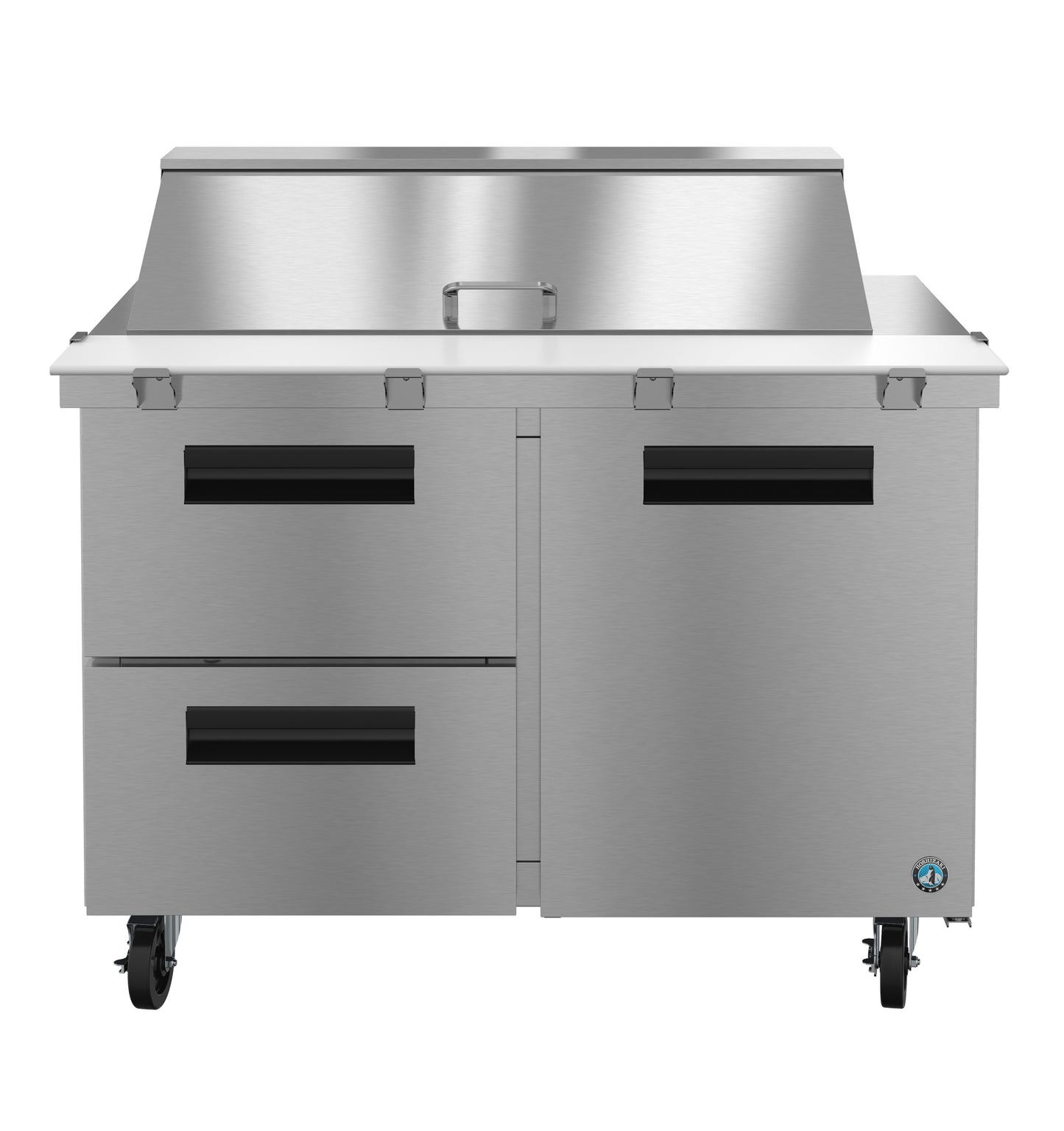 Hoshizaki SR48B-18MD2 Two Section Drawer/Door Combo Mega Top Prep Table Refrigerator