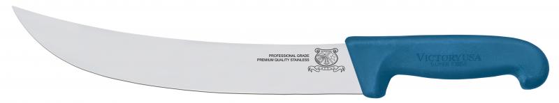 Omcan 23882 10-inch Steak Knife with Blue Super Fiber Handle