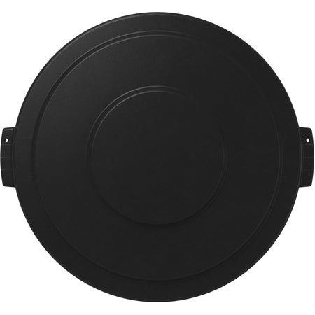 Sparta 84104503 44 Gallon Black Round Polyethylene Bronco Waste Bin Trash Container Lid