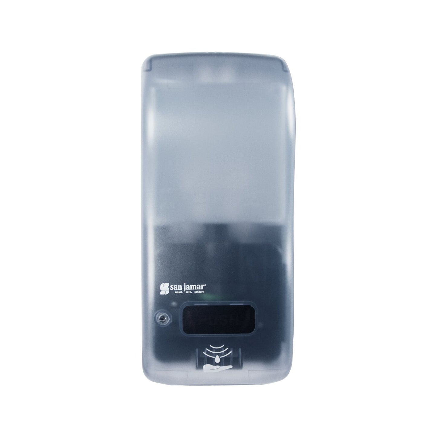 Carlisle SH900TBL 900 mL Arctic Blue Plastic Classic Rely Hybrid Electronic Soap, Liquid & Lotion