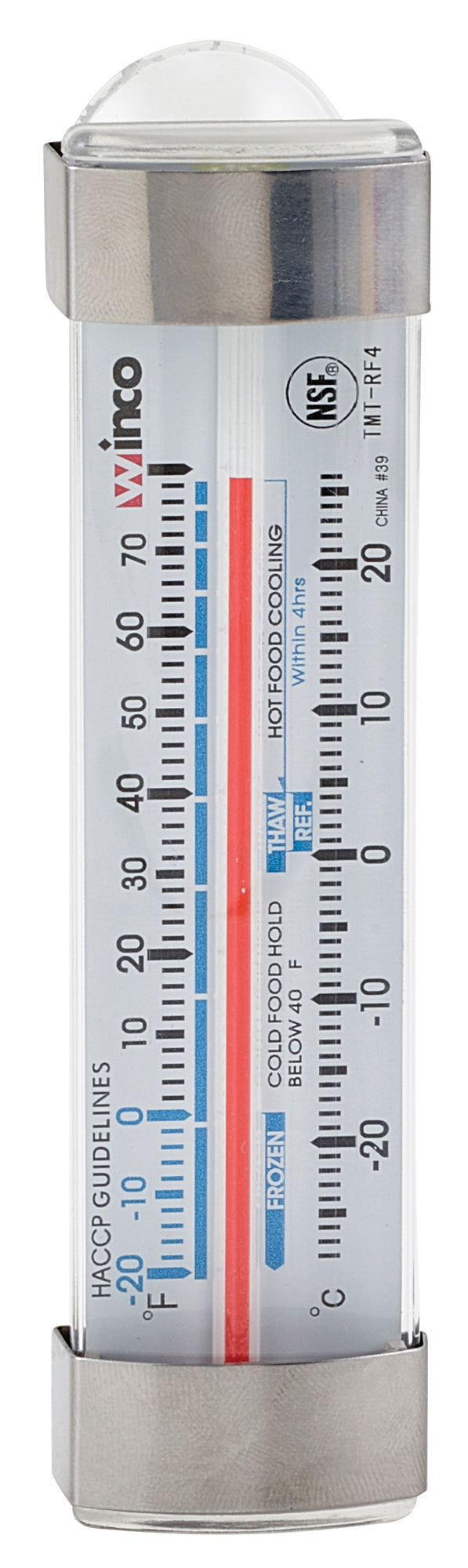 Winco TMT-RF4 3-1/2" Freezer/Refrig Thermometer