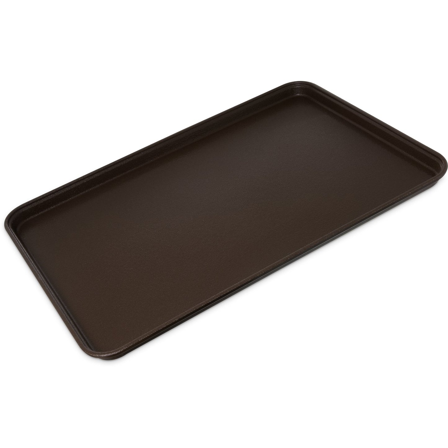 Carlisle 1826GR2Q076 26" x 18" Brown Rectangle Griptite 2 Tray