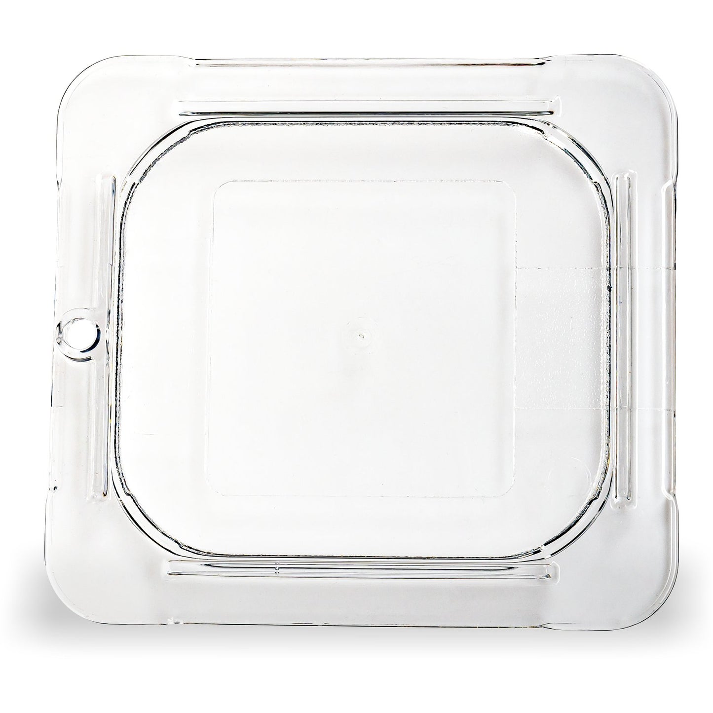 Carlisle 10316U07 1/6 Size Clear Polycarbonate StorPlus Flat Universal Lid