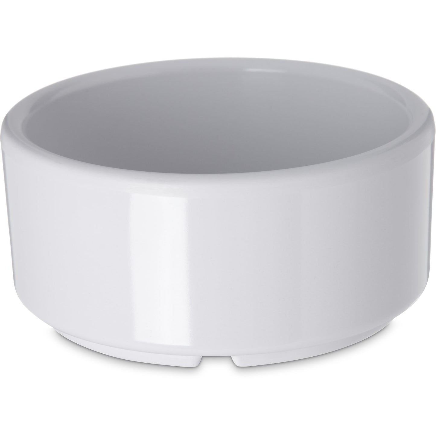 Carlisle 41402 4 oz White Straight-Sided Melamine Ramekin