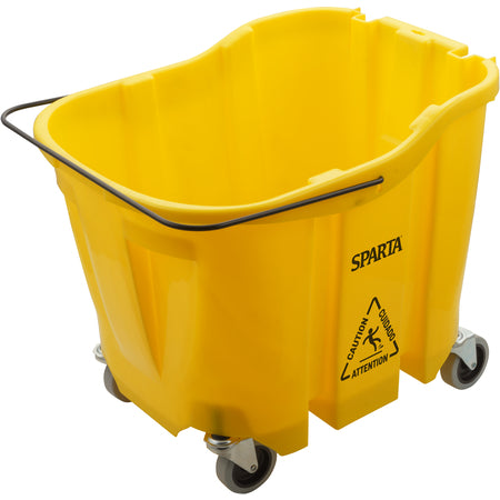 Sparta 7690404 35 Qt Yellow Polypropylene OmniFit Mop Bucket Only