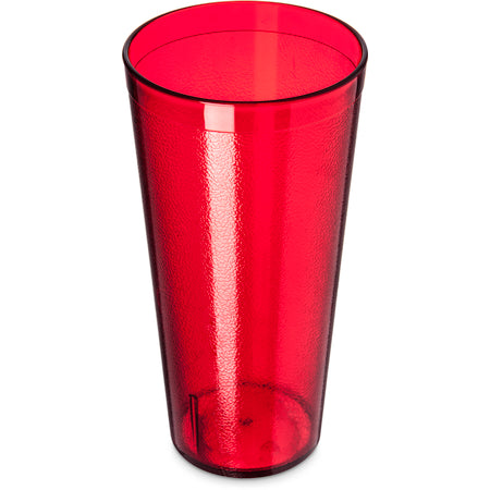 Carlisle 5224-8210 24 oz Ruby SAN Stackable Tumbler (12/pk)