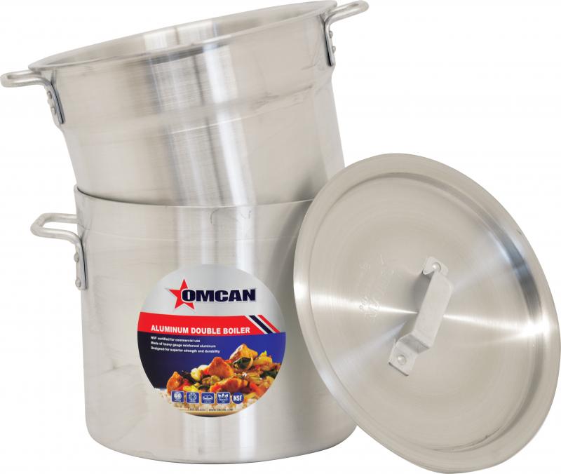 Omcan 43438 8 Qt Double Aluminum Boiler