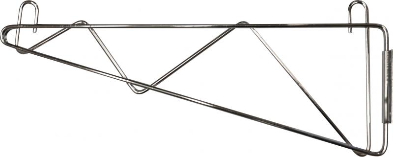 Omcan 47509 21-inch Chrome Wall Bracket
