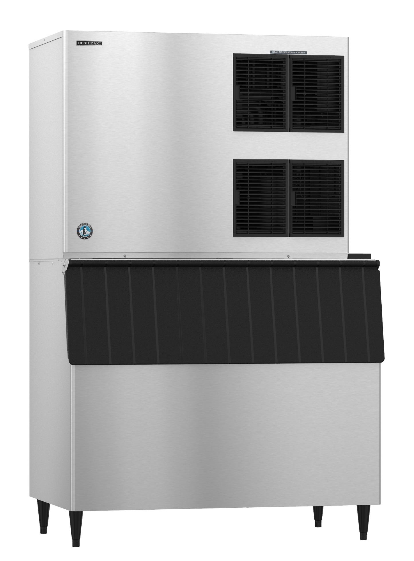 Hoshizaki KM-1900SAJ3 Crescent Cuber Icemaker, Water-cooled