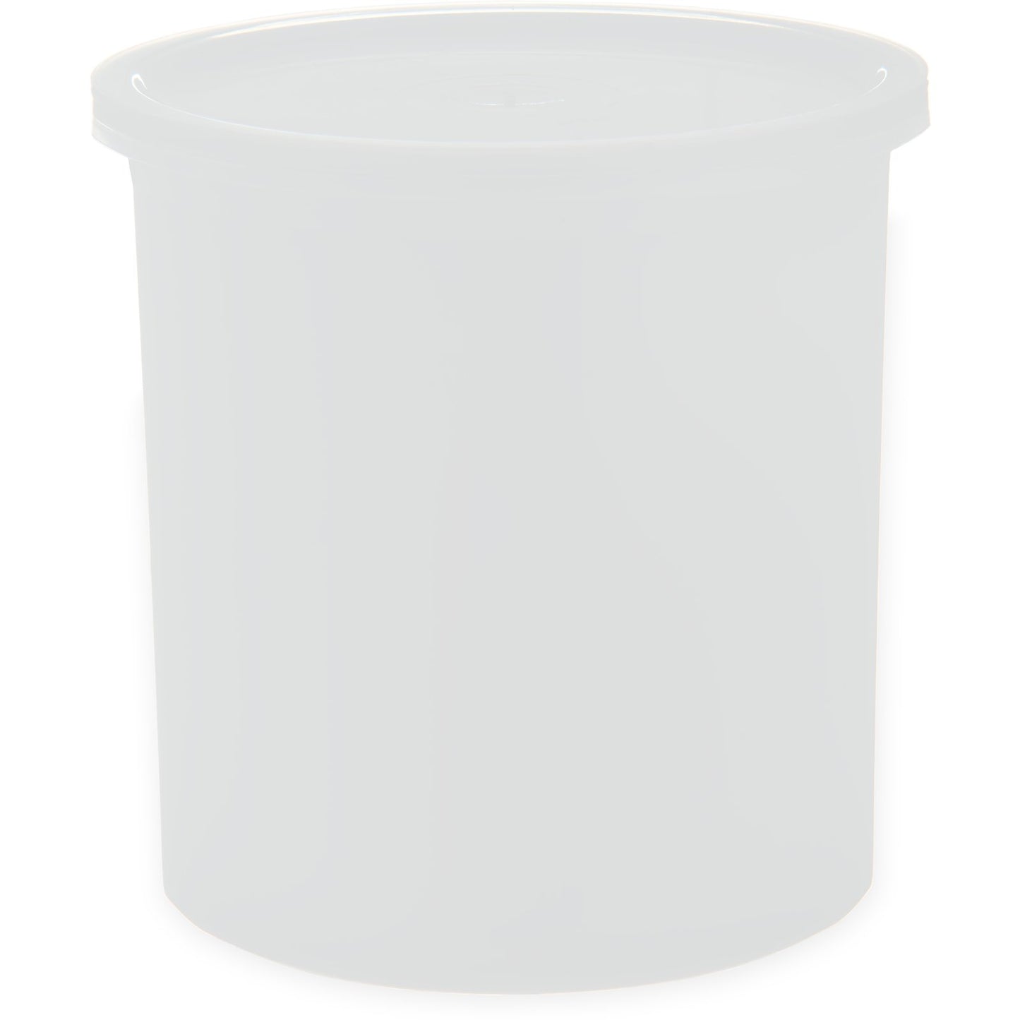 Carlisle 030102 1.2 Qt White Classic Crock with Lid