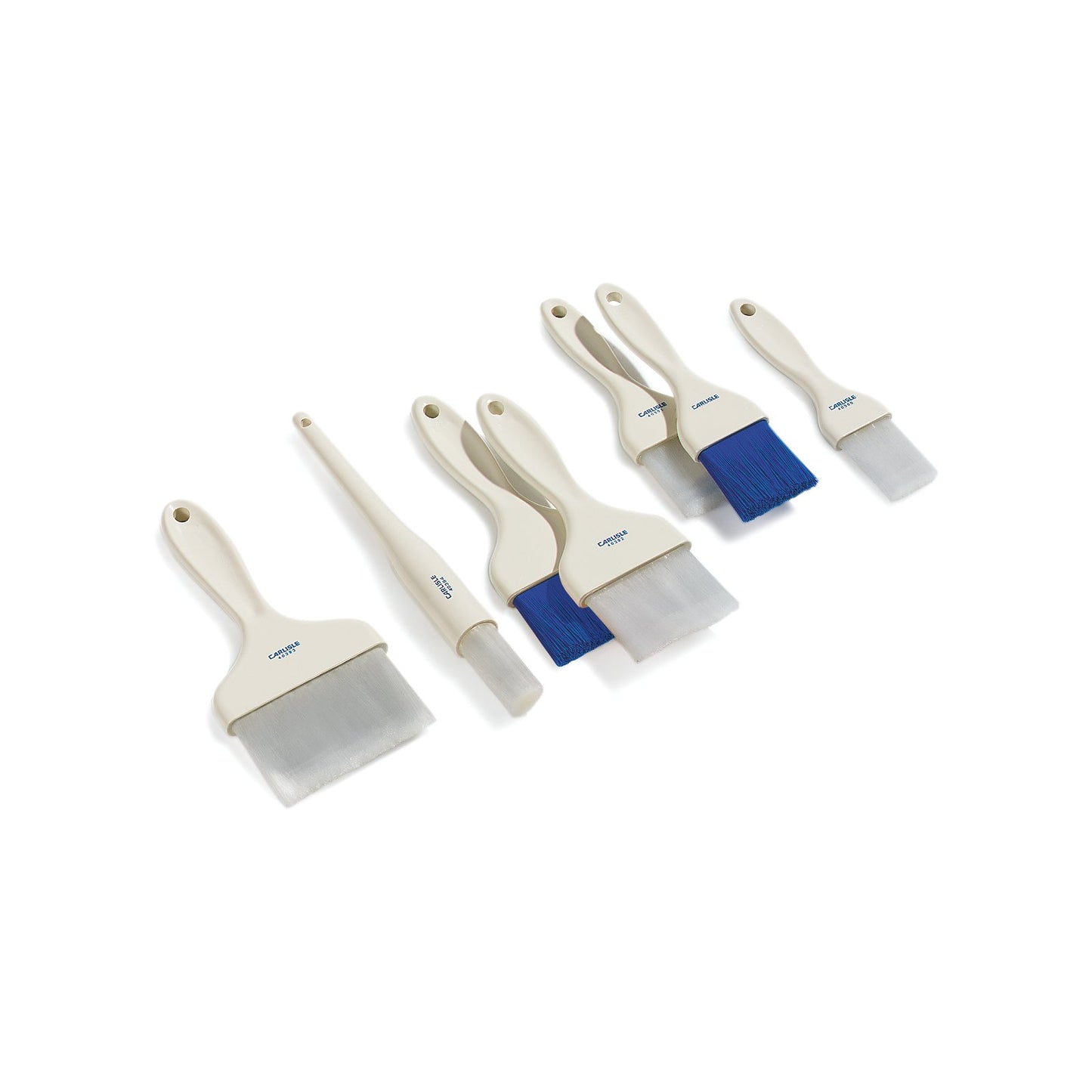 Carlisle 4039002 1-1/2" White Galaxy Flat Pastry Brush with Nylon Bristles