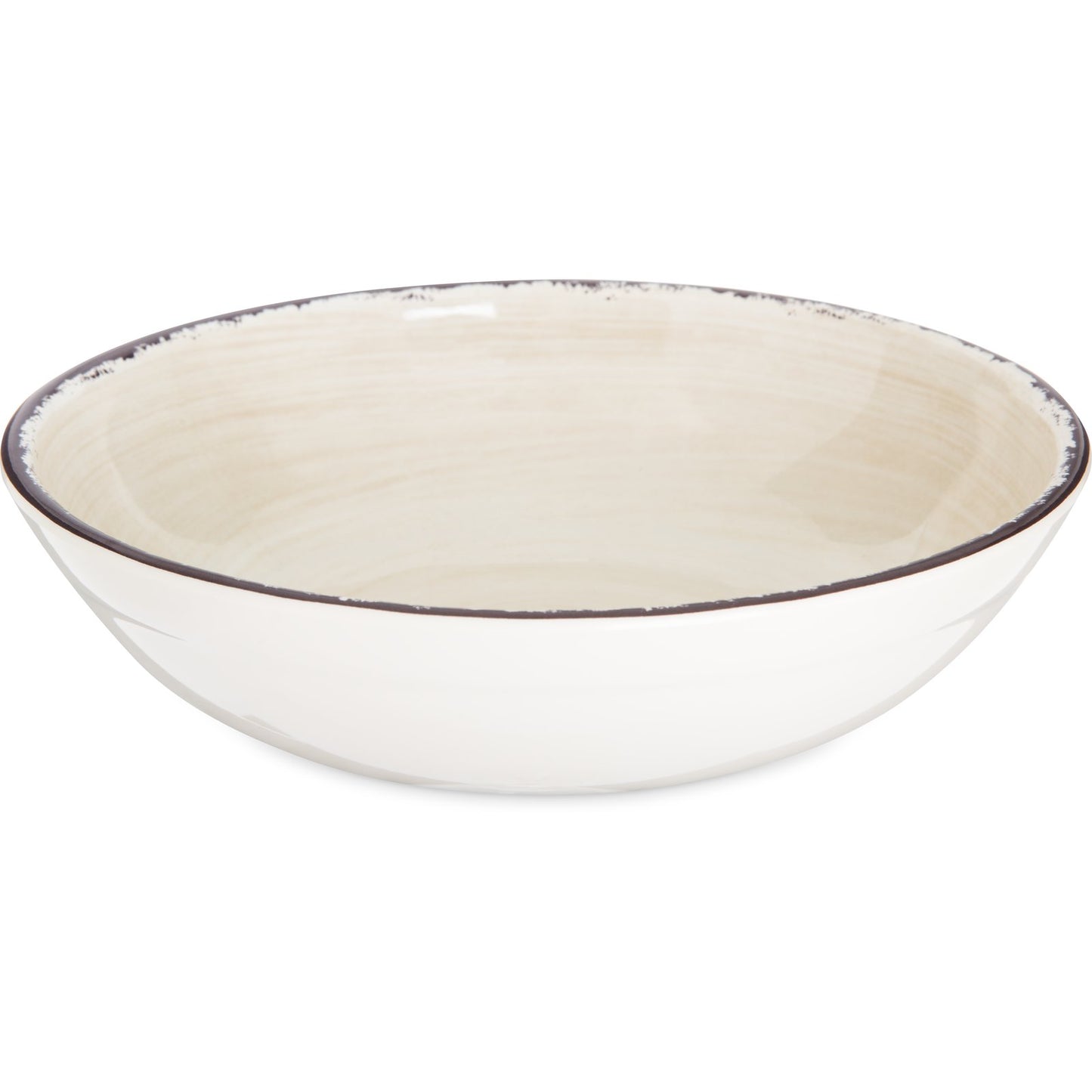 Carlisle 5401953 32 oz Sweet Cream Mingle Melamine Cereal Bowl
