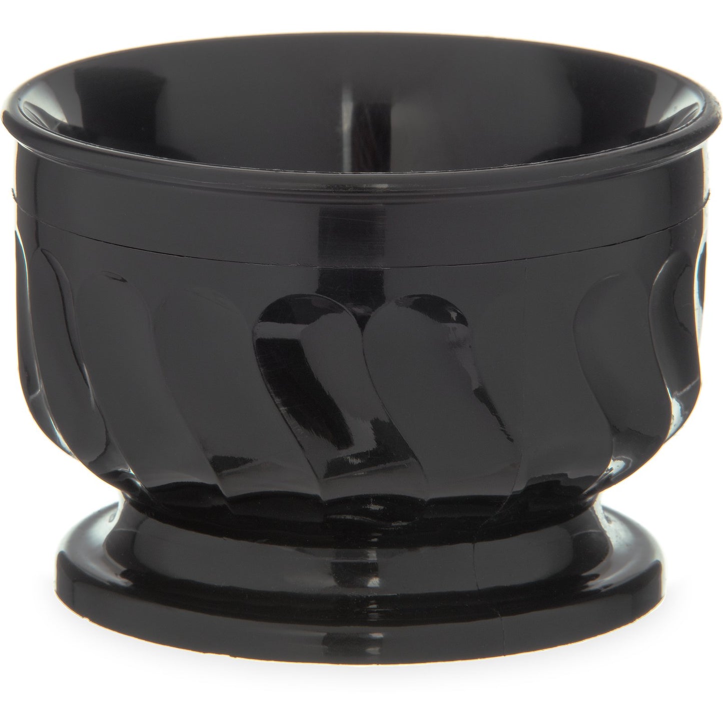 Carlisle DX320003 5 oz Onyx Polypropylene Turnbury Insulated Pedestal Based Bowl (48/cs)