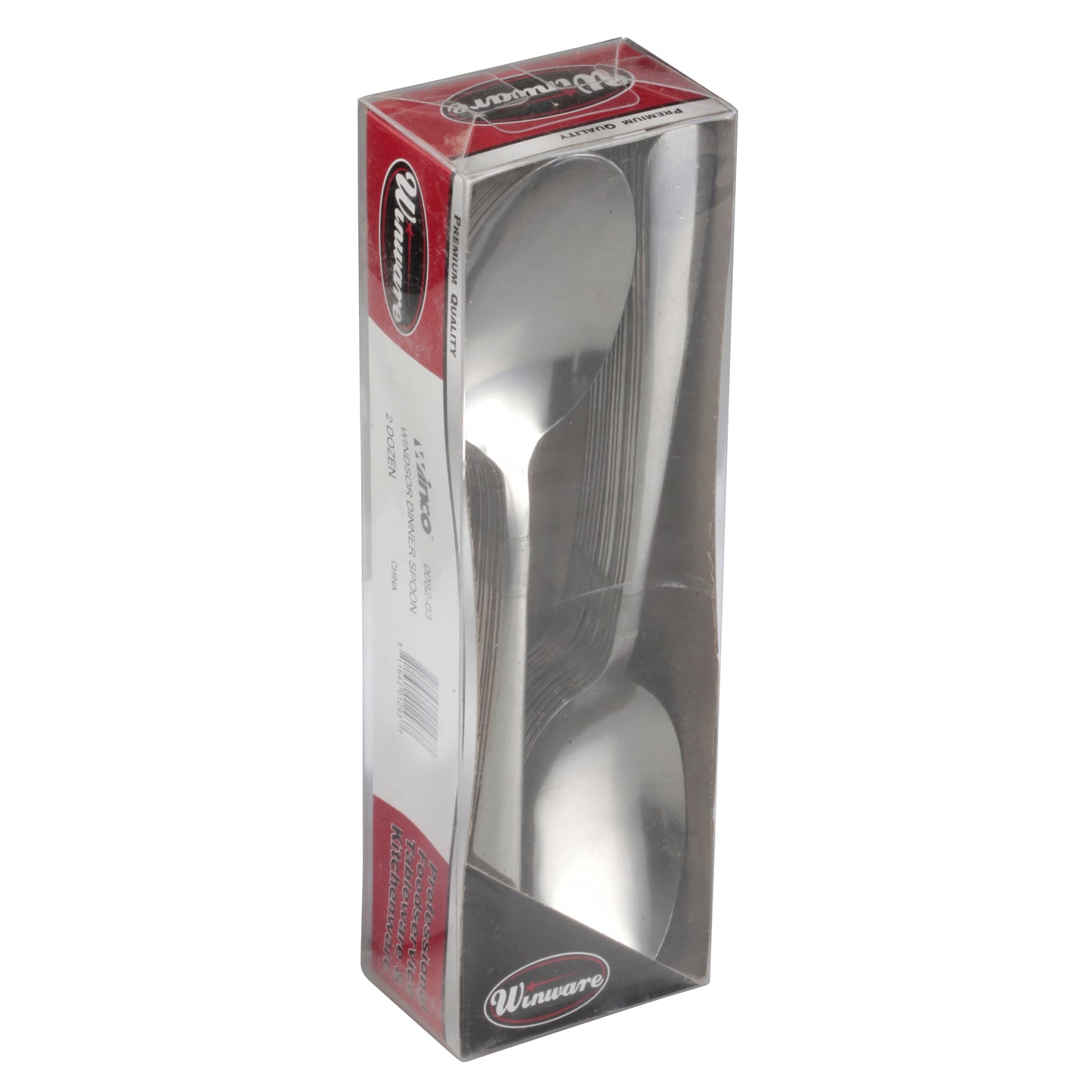 Winco 0082-03 Windsor Dinner Spoon, 18/0 Medium Weight (2dozens/pack)