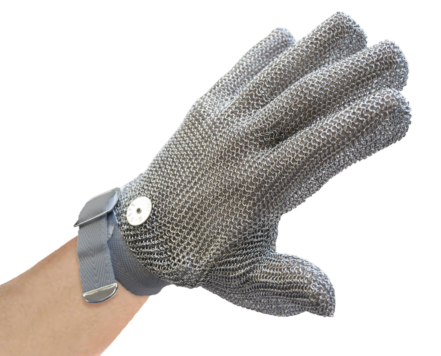 Omcan 13560 Extra Small Mesh Glove with Gray Wrist Strap